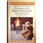 Hawkeye Collins and Amy Adams in The Secret of the Disappearing Diamonds and Other Mysteries (Piccolo Mysterysolvers) book cover