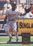 Cliff Floyd, Montreal Expos Autographed Card