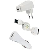 Autre Chargeur 3 en 1 Secteur + Voiture + USB Pour Apple iphone 3G 3GS