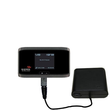 Portable Emergency AA Battery Charge Extender for the Sierra Wireless Aircard 760S / 762S / 763S - uses Gomadic TipExchange Technology