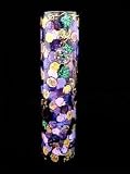 Wines & Vines Design - Hand Painted - Bud Vase - 7.5 inches tall