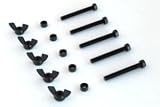 Minelab Black Nylon Nut & Bolt 1.5 x 1/4 (5 pack)