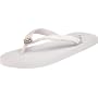 Nomad Footwear Women's Glitzy Flip Flop,White,8 M US