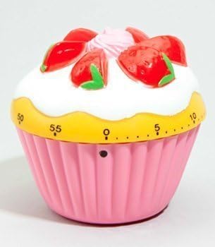 CUP CAKE KITCHEN TIMER CHOICE OF 2 DESIGNS by RSW International Limited