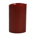 Battery Operated Scented Wax Candle - Burgundy (3"x5")
