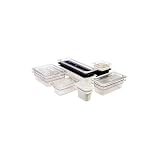 Camwear Food Pan Full Size - 6'' Deep Black