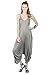 Solid Color Ladies Spaghetti Strap Loose Fit Harem Jumper Multi Color Available