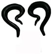 Resin Imitation Water Buffalo Horn Jewelry Ear Tribal, 8mm (0G) - Sold as a Pair