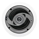 MTX CT520C Ceiling Speaker, 5 1/4 In Glass Fiber Woofers, 20 mm Soft Dome Pivoting Tweeters