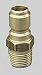 Outdoor Living : MI-T-M AW-0017-0005 QUICK CONNECT GUN PLUG 3/8"x3/8" MPT