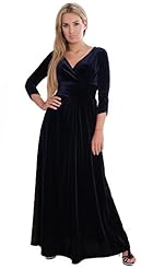 Ruched Stretchy Empire   Waistline Elastane/Polyester/Velvet Evening Dress/Party Dress/Jumpsuit 