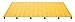 Tuftile - TT2436-WS-YEL-1 - Yellow ADA Warning Pad, 3 ft. x 2 ft. x 13/32