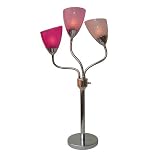 Review Adesso  / 3-Head Table Lamp - Pink