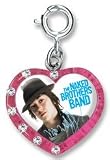 CHARM IT!��� Naked Brothers Band Nat Photo Heart Pink Glitter Charm (Nat Glitter Heart)