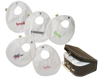 Girl Bib Set of 5