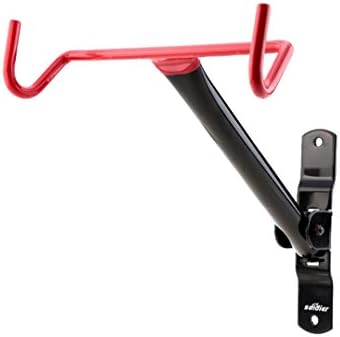 Bike Wall Rack Storage Bicycle Hanger Mounted Mount Hook Cycling Holder Hook Garage Stand Cycle Red+ Black 1 pc