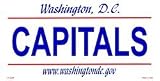 LP-2299 Washington DC State Background License Plates- Capitals