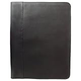 Piel Zippered Padfolio