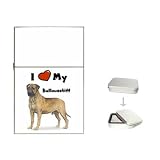 I Love My Bullmastiff Flip Top Lighter