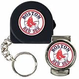 MLB Boston Red Sox 6' Tape Measure, Key Chain & Money Clip Set