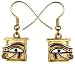 Wedjat Earrings - Pewter - 1.25'' Height