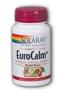 Solaray - Eurocalm Valerian Special Formula, 60 capsules