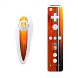 Hot Rod Design Nintendo Wii Nunchuk + Remote Controller Protector Skin Decal Sticker