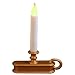Good Tidings LED Single-Tier Christmas Window Christmas Candle with Sensor, Antique Finish, Cordless