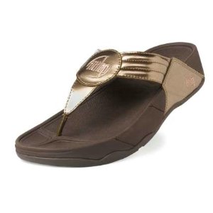 31ZxtmOAakL Buy FitFlop Womens Walkstar II Thong Sandals BRONZE 6