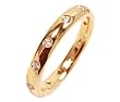 18k Pink Gold 3.75mm Diamond Ring Size 6 Ct.tw 0.25