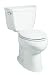 KOHLER K-4632-0 Wellworth Toilet Tank with Class Five Flushing Technology, White