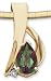 Pear-Cut Mystic Topaz & Diamond Gemstone Slide
