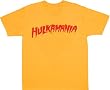 Hulk Hogan "hulkamania" T-shirt Gold