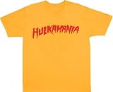Hulk Hogan hulkamania T-shirt Gold
