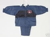 Auburn Tigers Infants / Babys / Kids 2 pc Blue Wind Suit jacket and pants