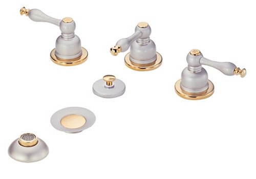 Danze D326455SNPV - Three Handle Bidet Faucet