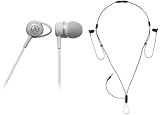 audio-technica ネックストラップ型インナーイヤーヘッドホン ATH-CK53NS WH