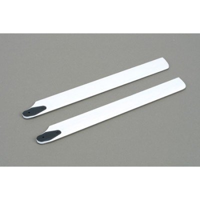 "245mm Wood Main Rotor Blade Set, White: BSR" "245mm Wood Main Rotor Blade Set, White: BSR"