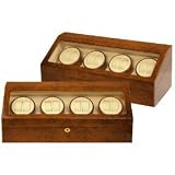 Burlwood Eight Watch Winder with Extra Storage For Automatic