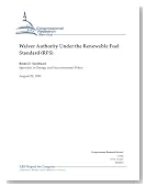 Waiver Authority Under the Renewable Fuel Standard (RFS)