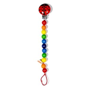 Ladybird Dummy Chain Soother Pacifier Clip