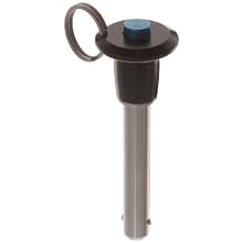 Jergens Stainless Steel 17-4 PH Kwik-Lok Button Handle Quick-Release Pin (Metric)
