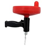 25 Foot Sink Snake Pipe Drain Plumbing Auger Clog Repair Toilet Reel Tool