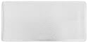 Ginsey Rubbermaid Extra Large Rubber Bath Mat, White