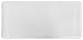 Ginsey Rubbermaid Extra Large Rubber Bath Mat, White