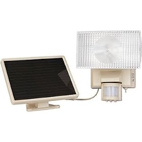 Solar Powered Motion Activated Security Light  10W Halogen