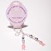 PINK RIBBON BREAST CANCER BEADED KEY CHAIN Purse Charm