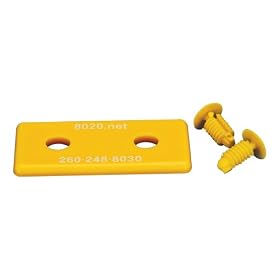 80/20 Inc 10 Series 2025YEL 1020 End Cap Yellow: Industrial &amp; Scientific