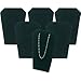 FindingKing 6 Black Velvet Necklace Pendant Chain Earring Display Stands