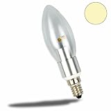 Details zu "Isolicht E14 LED Kerze, 3 Watt, klar, warmweiss, dimmbar"